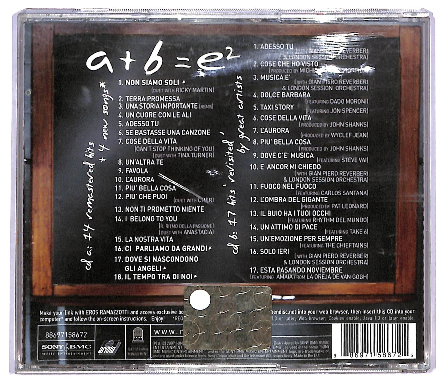 EBOND Eros Ramazzotti - E, CD CD087626