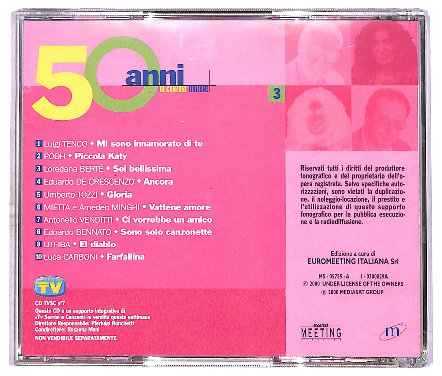 EBOND Various - 50 Anni Di Canzoni Italiane 3 EDITORIALE CD CD087844