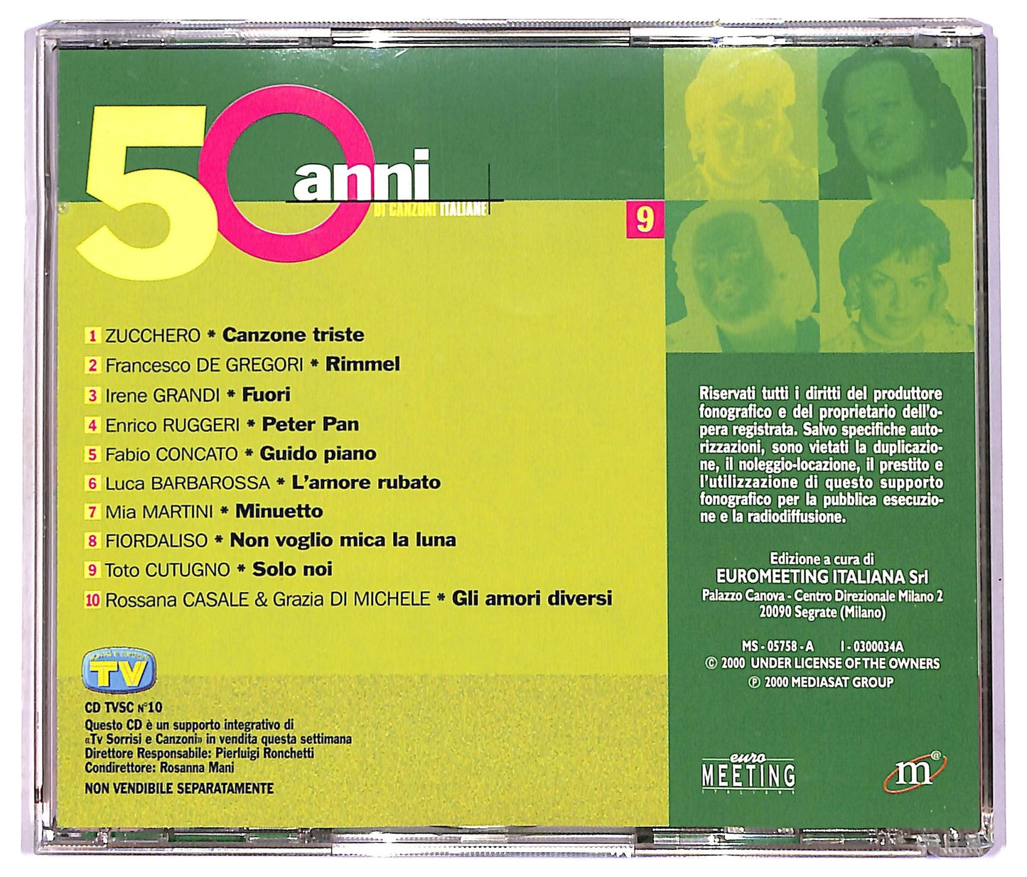 EBOND Various - 50 Anni Di Canzoni Italiane 9 EDITORIALE CD CD087957