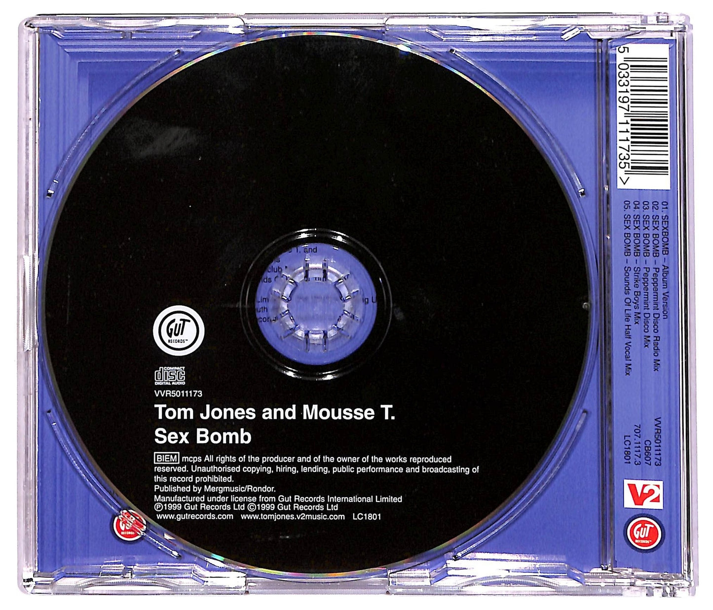 EBOND Tom Jones And Mousse T. - Sex Bomb CD CD087964