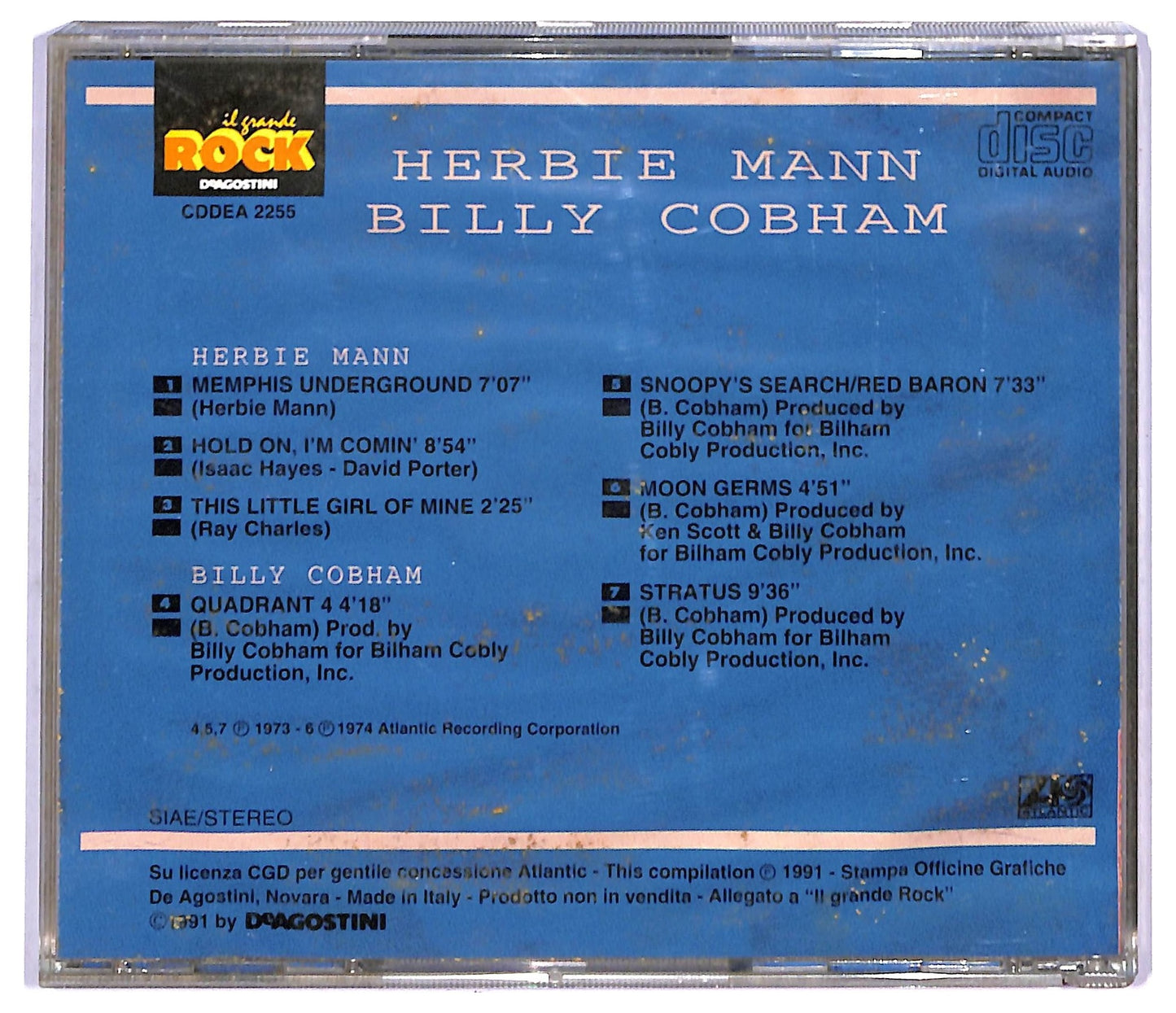 EBOND Herbie Mann / Billy Cobham - Il Grande Rock EDITORIALE CD CD088140