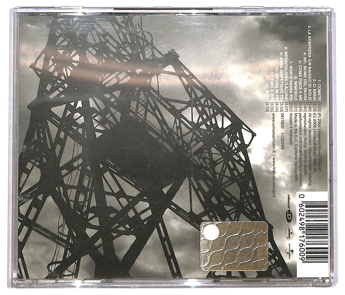 EBOND Francesco Renga - Camere Con Vista CD CD088212