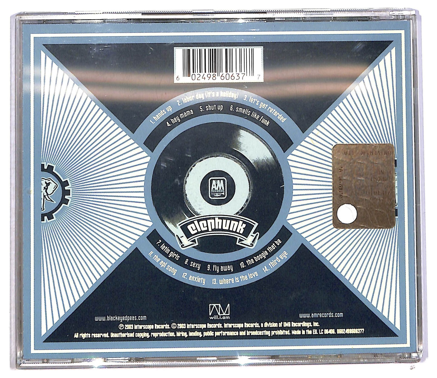 EBOND The Black Eyed Peas - Elephunk CD CD088217