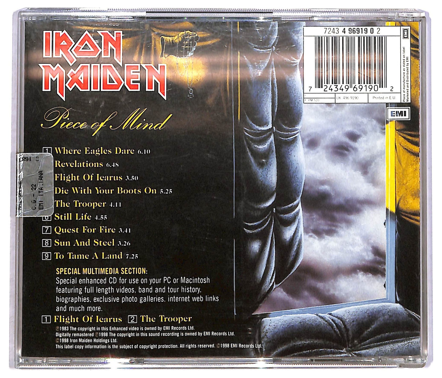 EBOND Iron Maiden - Piece Of Mind CD CD088343