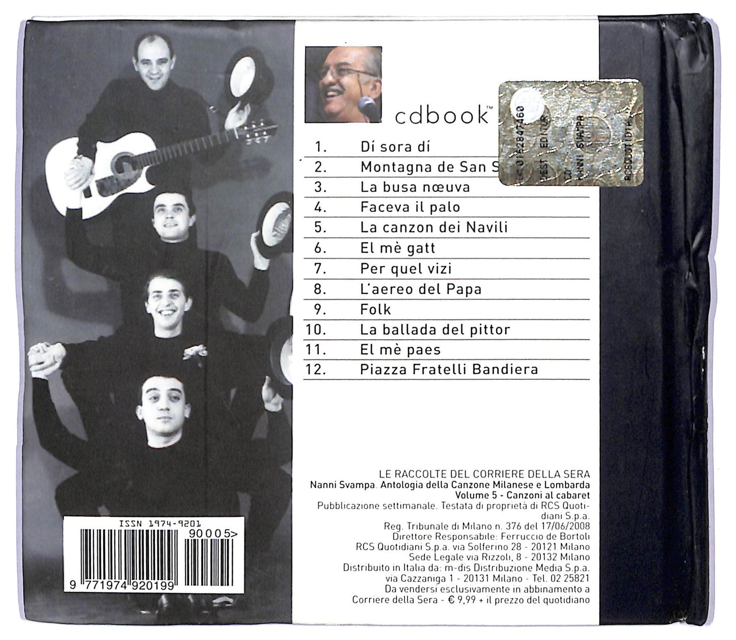 EBOND Nanni Svampa - Canzoni al Cabaret CD CD088511