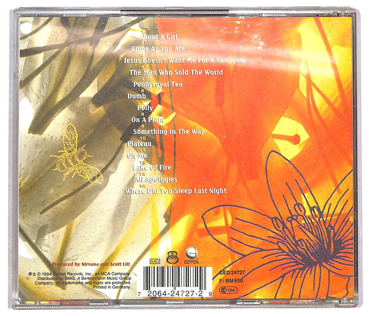EBOND Nirvana - MTV Unplugged In New York CD CD089121