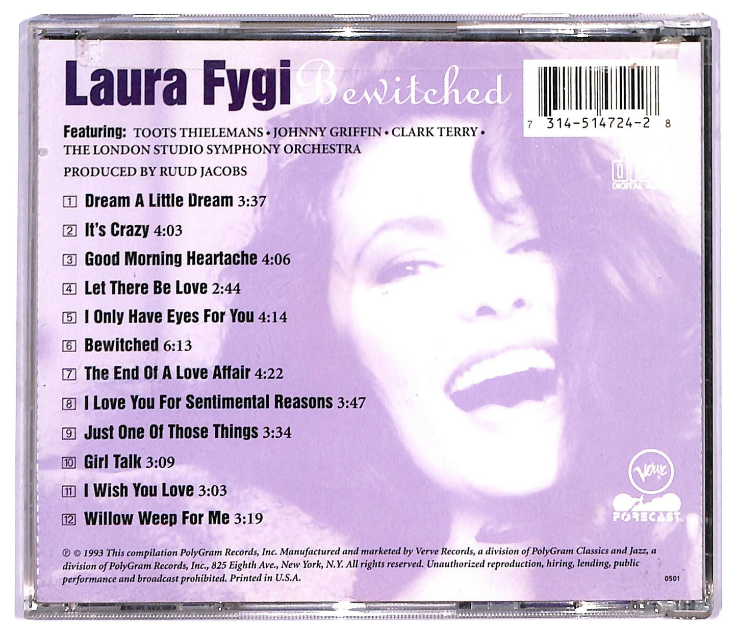 EBOND Laura Fygi - Bewitched CD CD091119