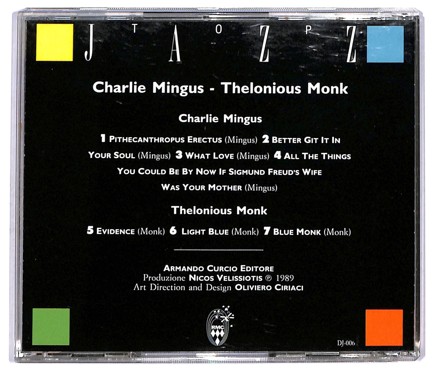 EBOND Mingus Monk - Top Jazz EDITORIALE CD CD092110