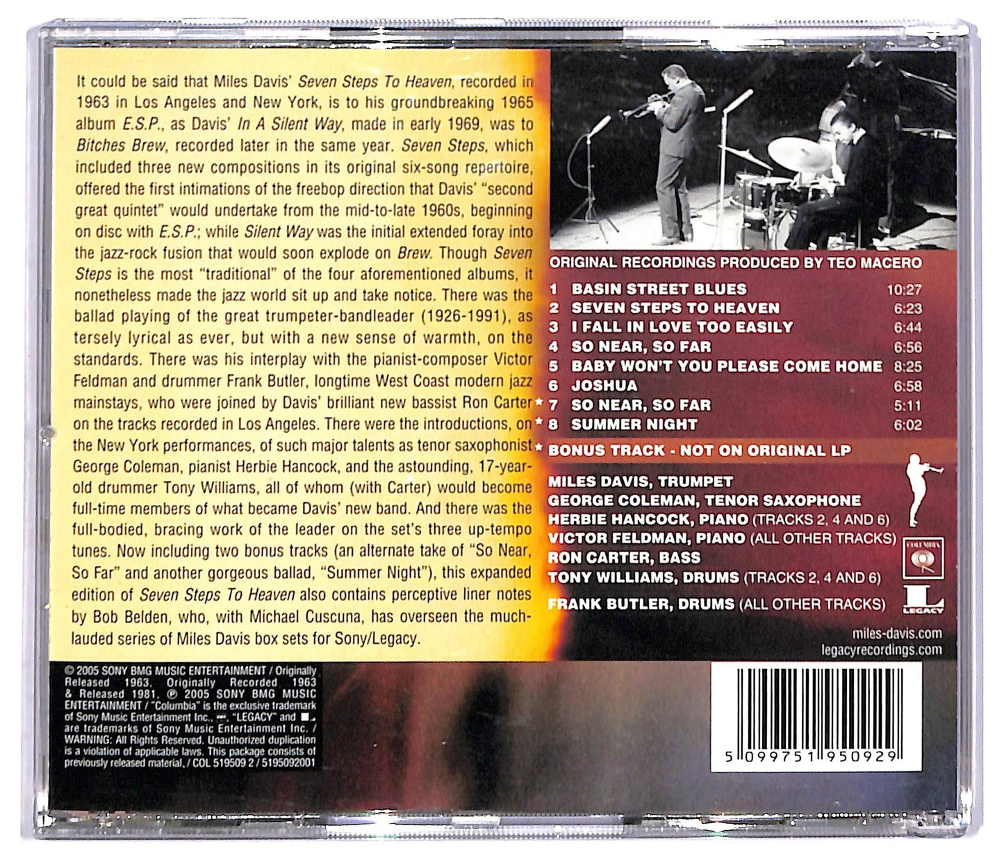 EBOND Miles Davis - Seven Steps To Heaven CD CD093335