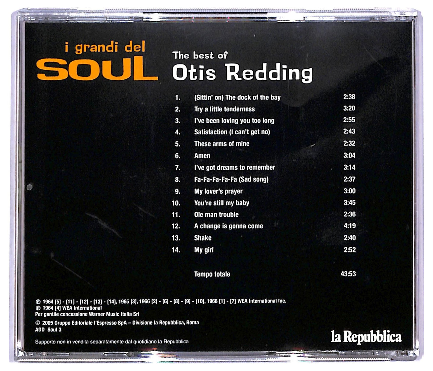 EBOND Otis Redding - The Best Of Otis Redding COMPILATION EDITORIALE JEWEL CASE CD CD094147