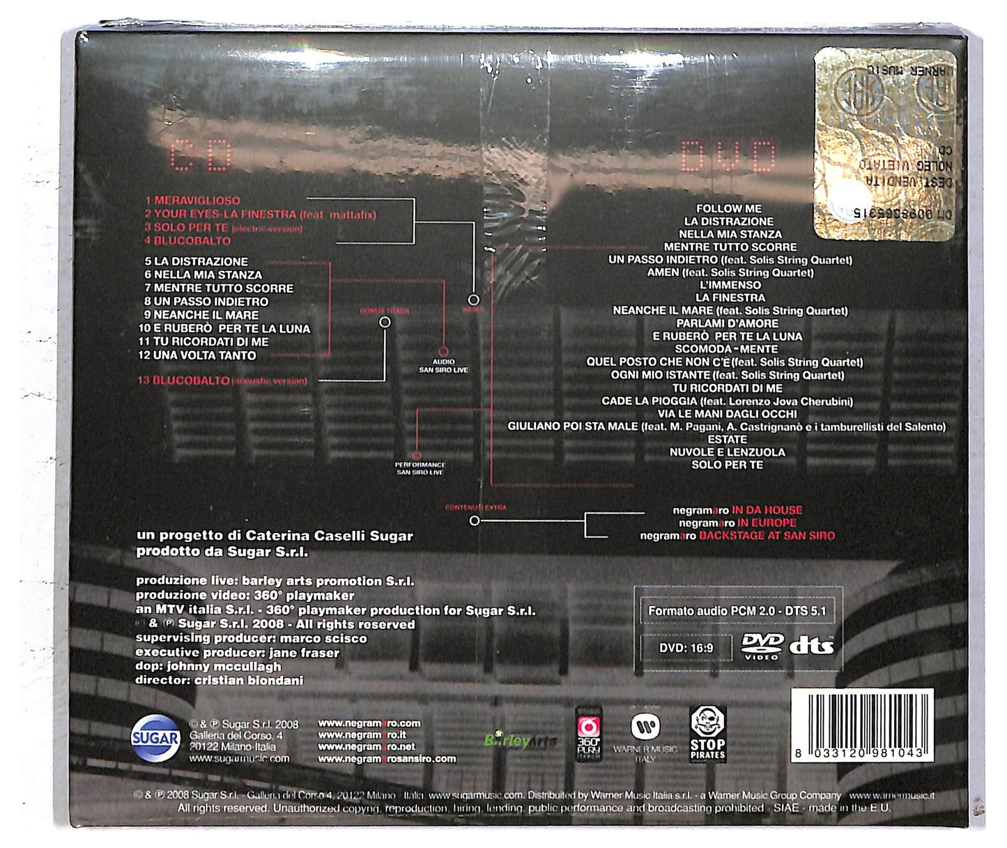 EBOND Negramaro - San Siro Live CD CD094455