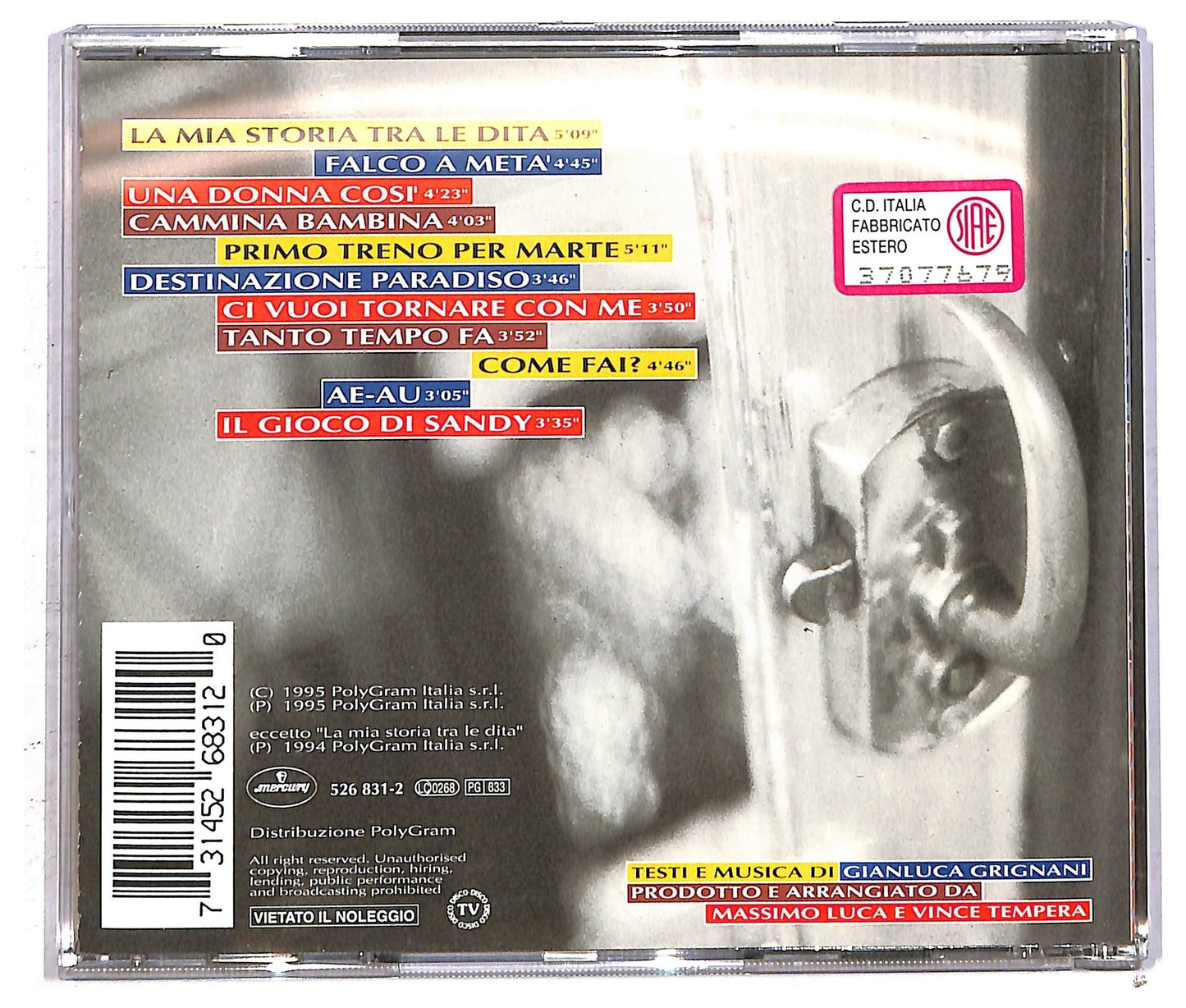 EBOND Gianluca Grignani - Destinazione Paradiso CD CD094514