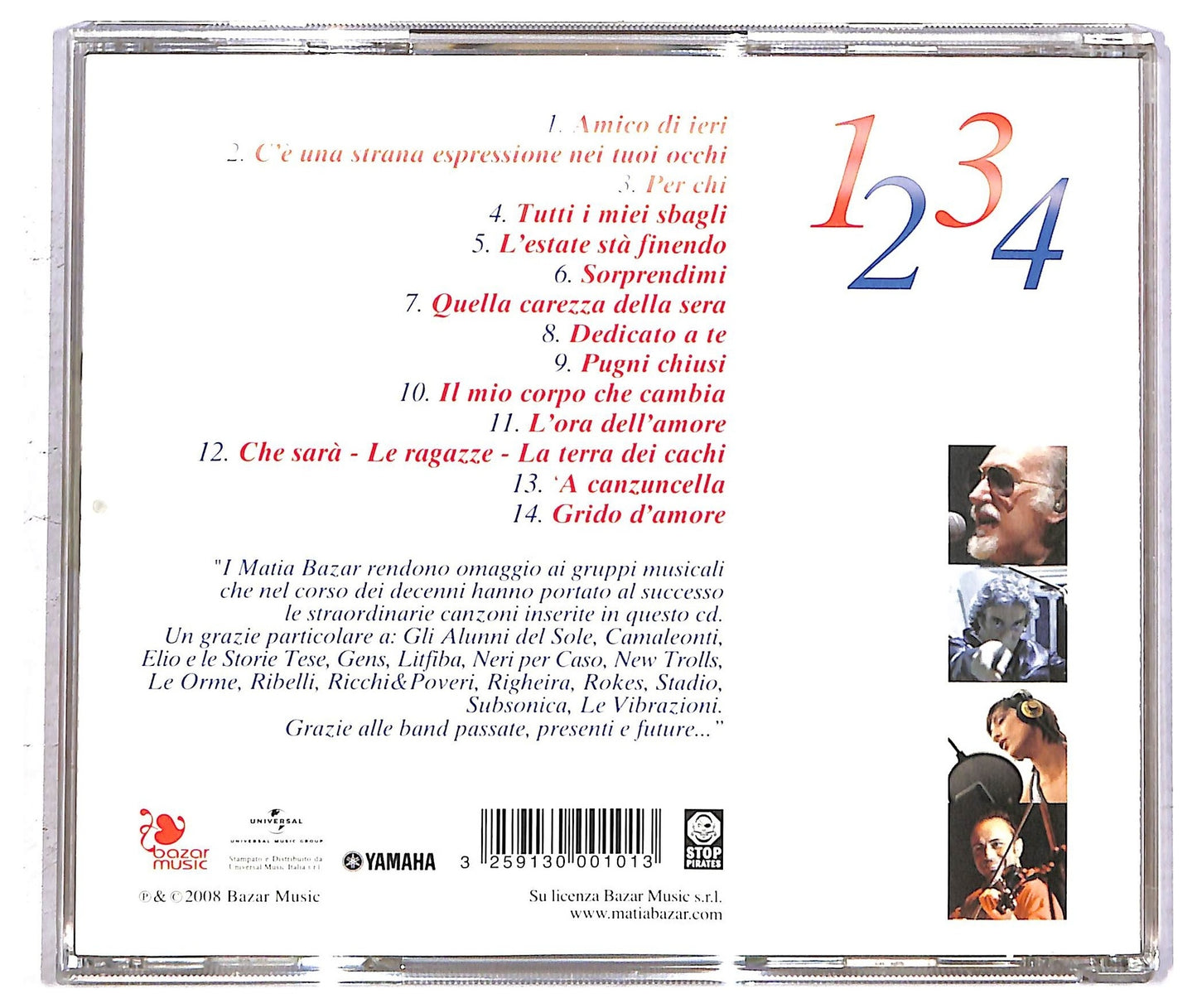 EBOND Matia Bazar - One1two2three3four4 volume due CD CD094515