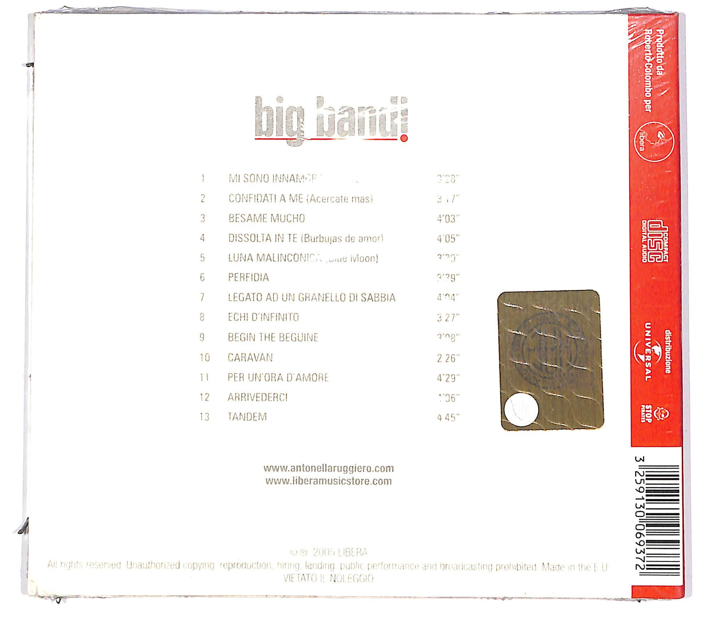 EBOND Antonella Ruggiero - Big Band - Digipack CD CD094556