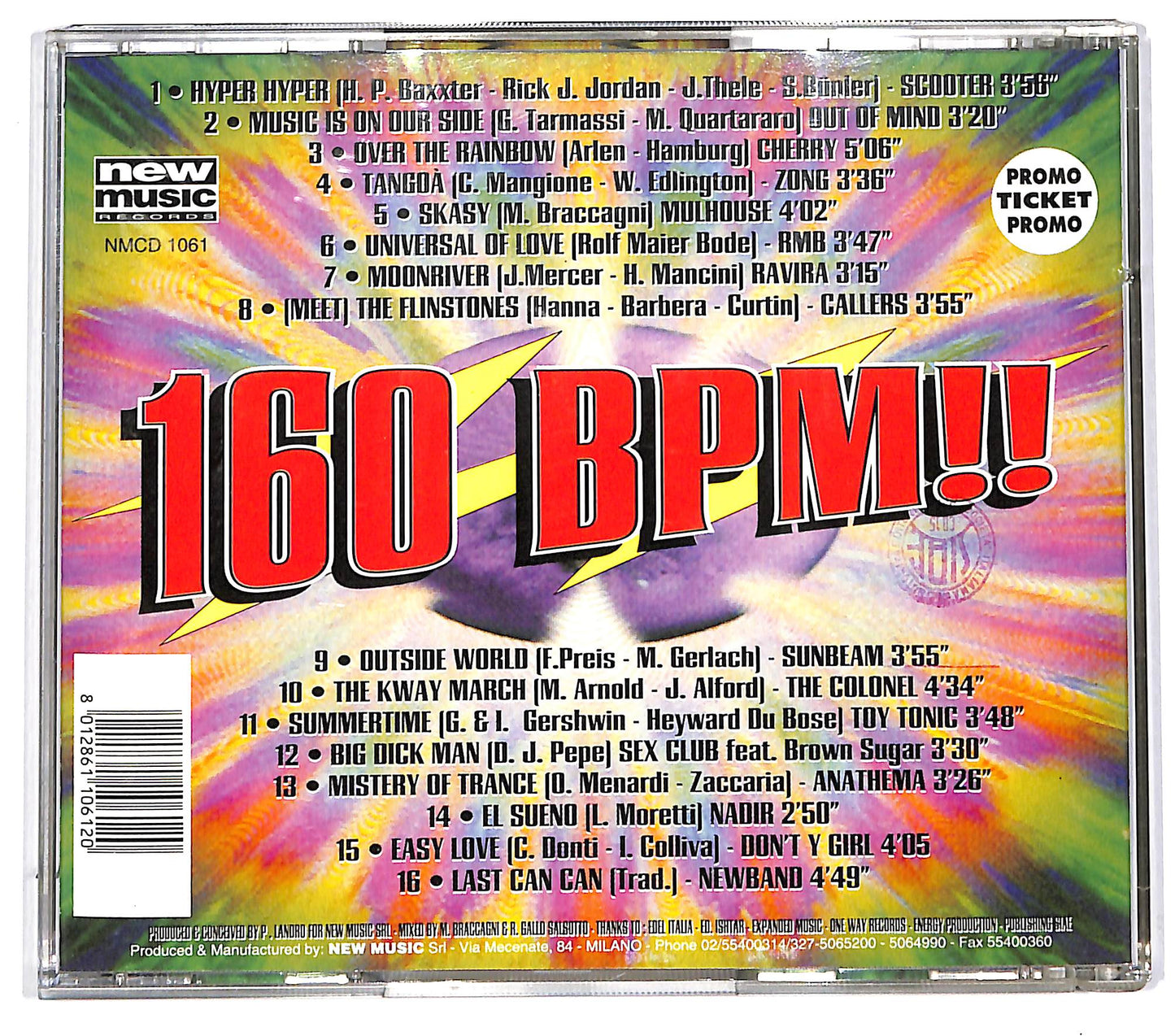 EBOND 160 BPM!! CD CD094612