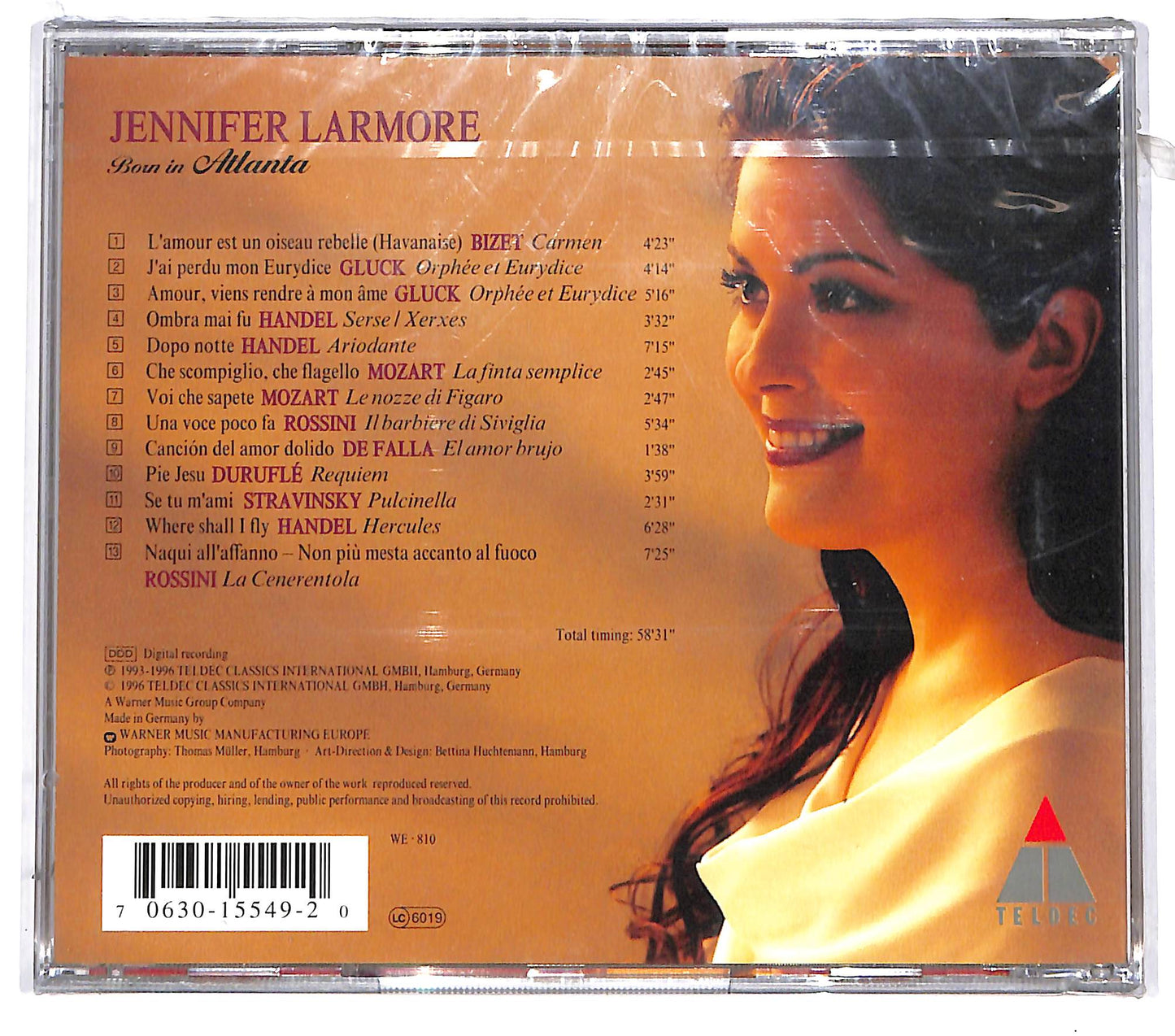 EBOND Jennifer Larmore - Born in Atlanta CD CD094652
