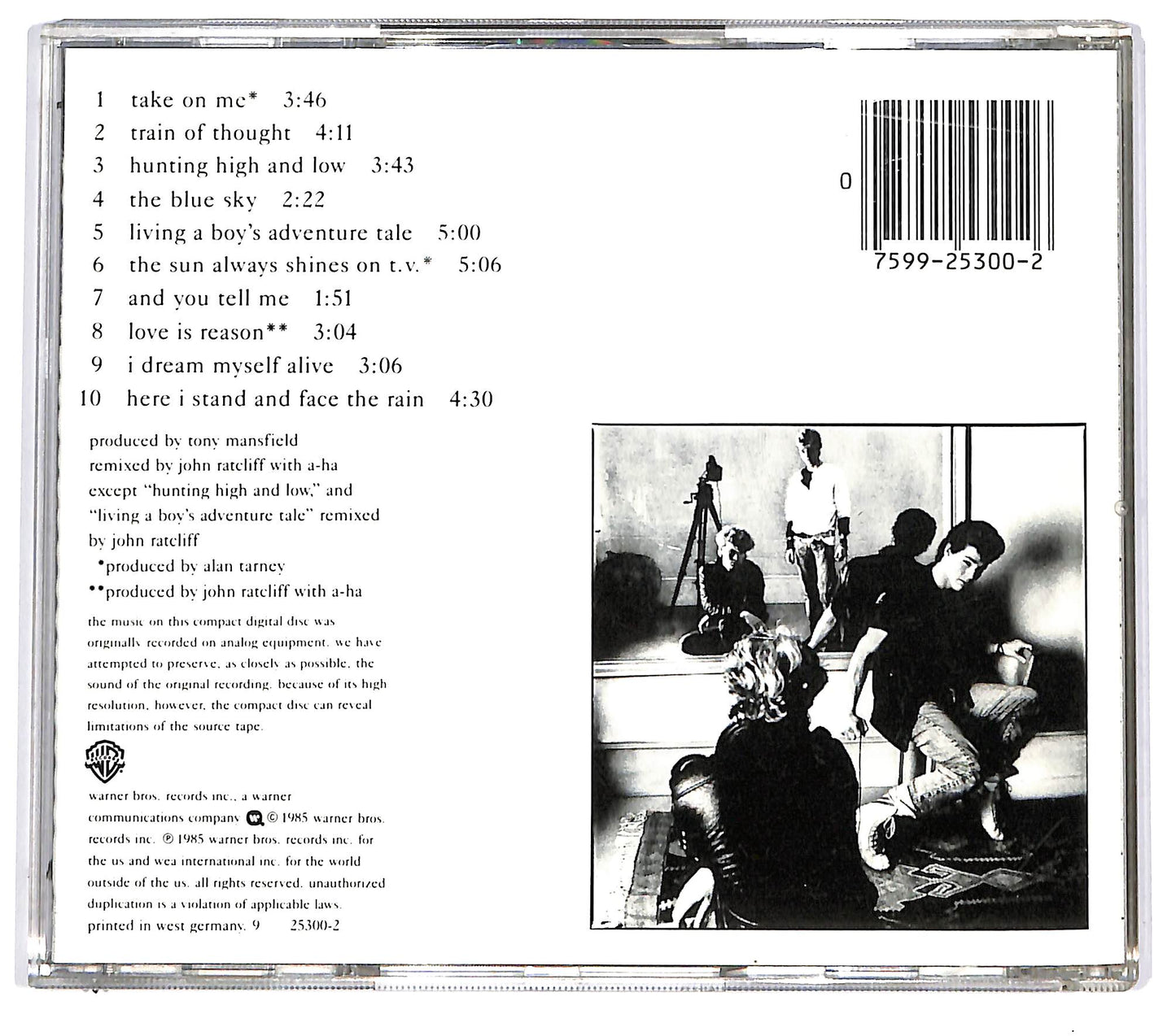 EBOND a-ha - Hunting High And Low CD CD094726