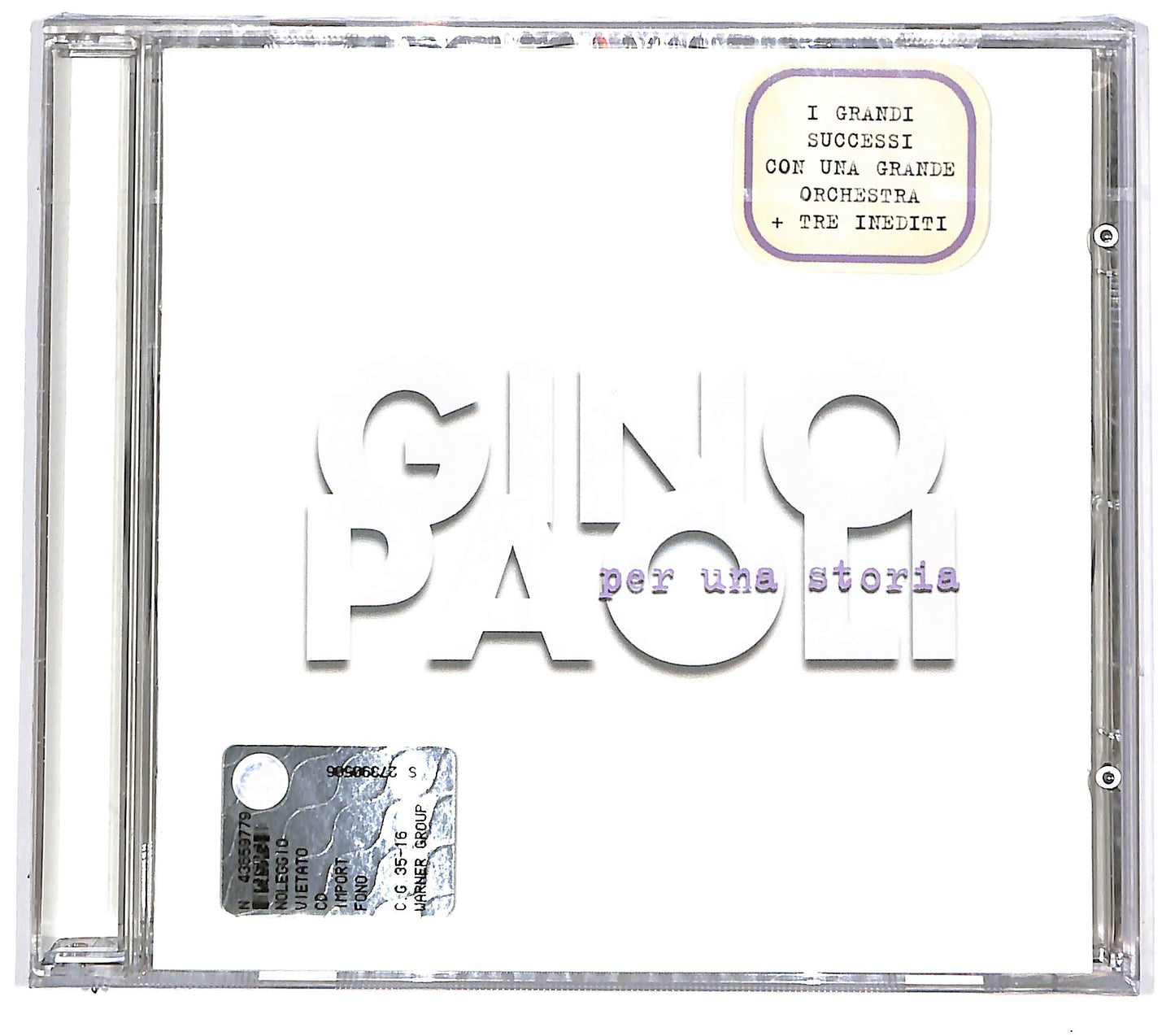 EBOND Gino Paoli - Per Una Storia CD CD094735
