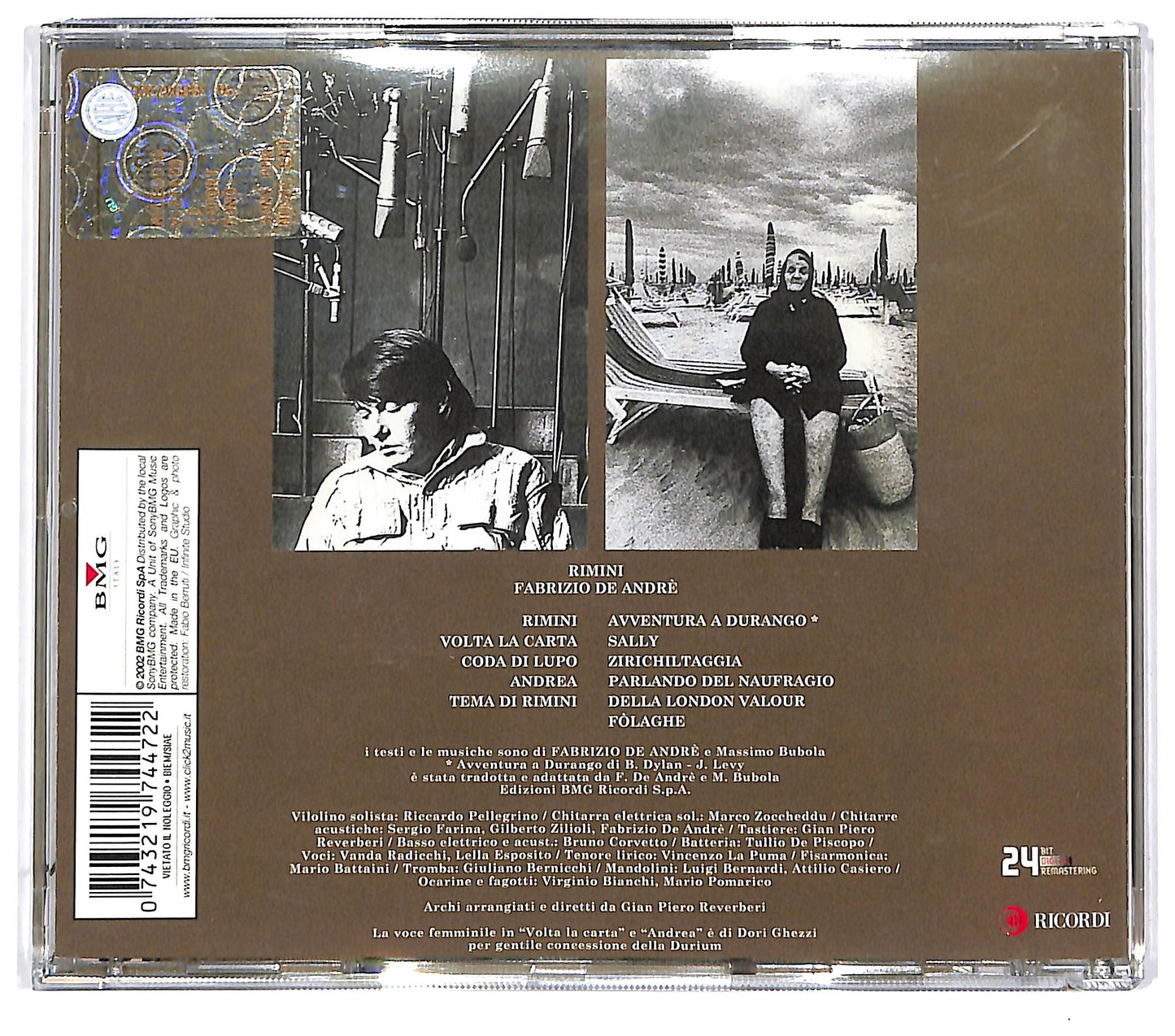 EBOND Fabrizio De Andre - Rimini CD CD094747