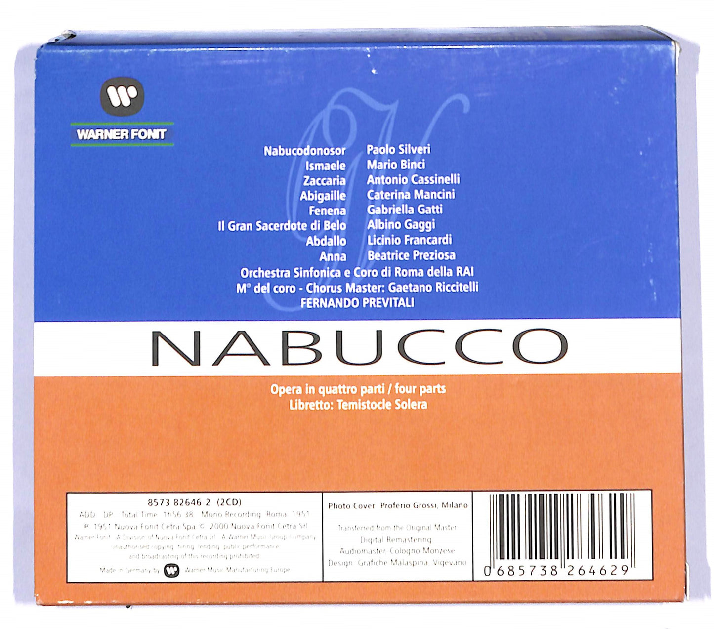 EBOND Verdi - Nabucco CD CD095140