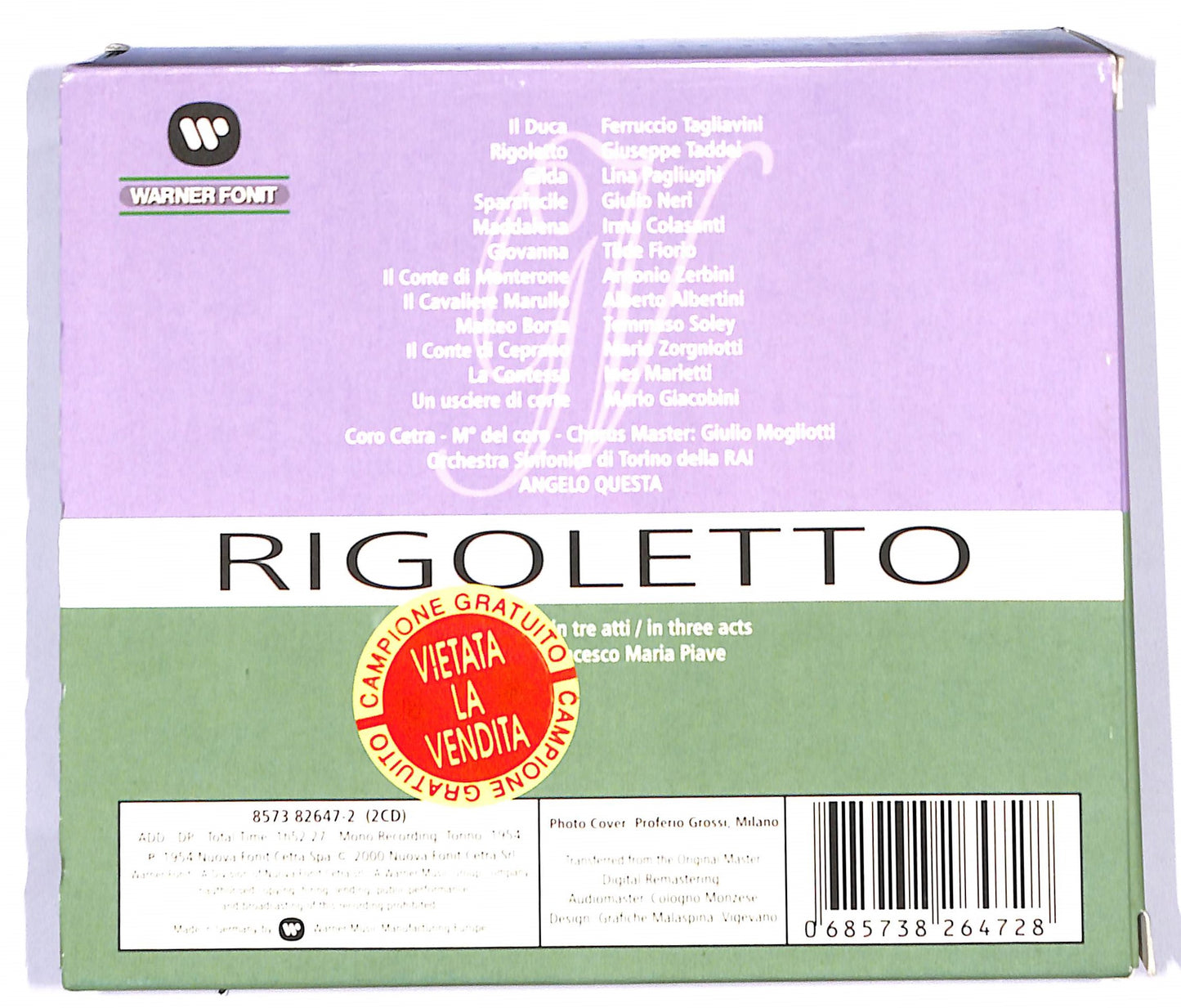EBOND Giuseppe Verdi - rigoletto (2CD) CD095152