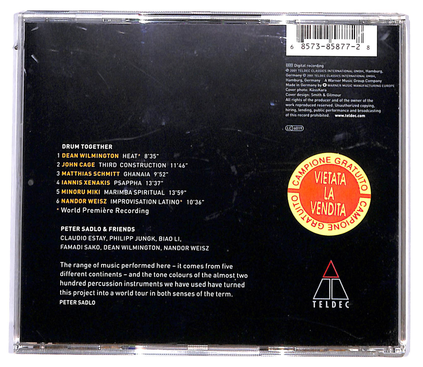 EBOND Peter Sadlo & Friends - Drum Together CD CD095203