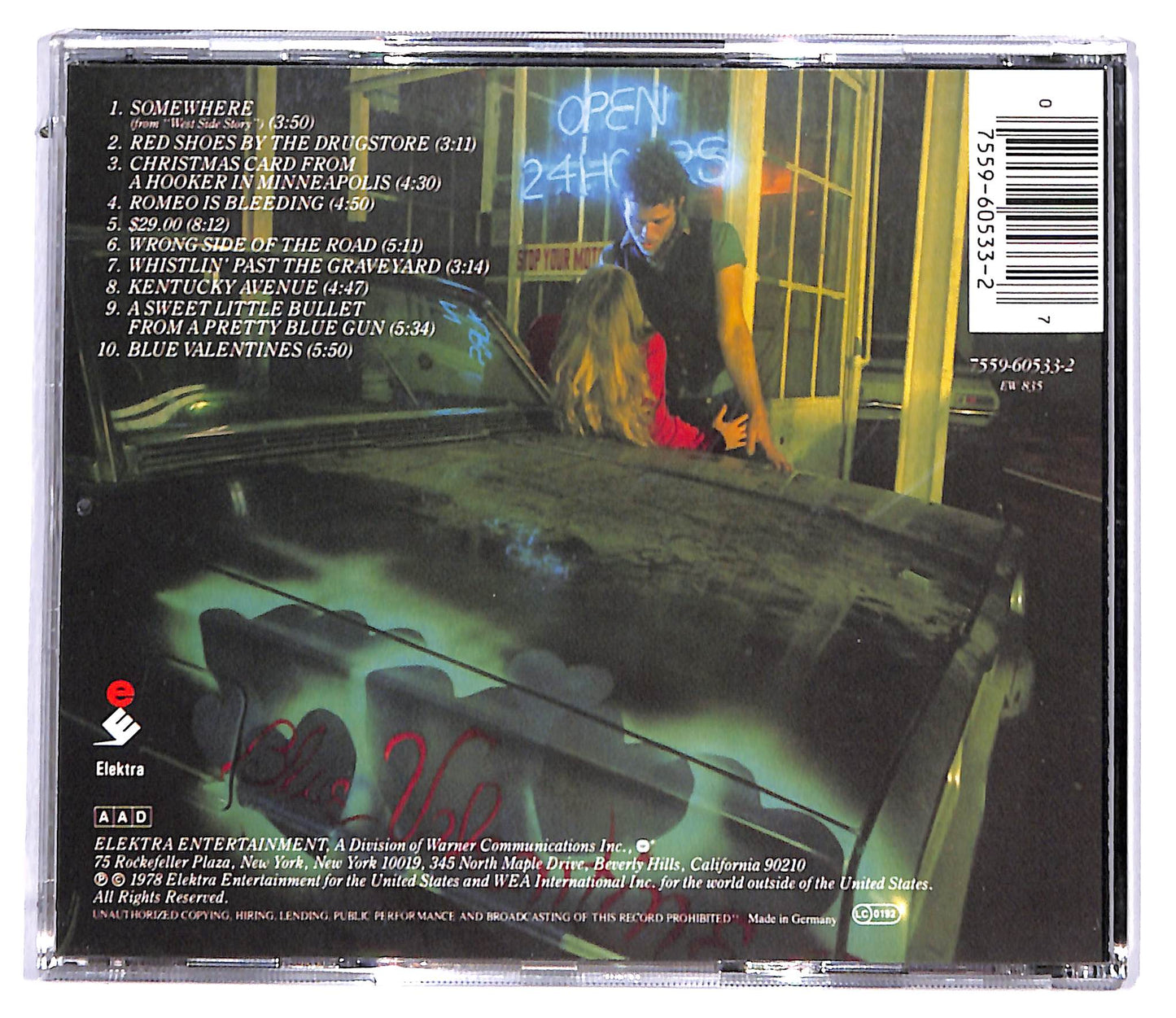 EBOND Tom Waits - Blue Valentine CD CD095208