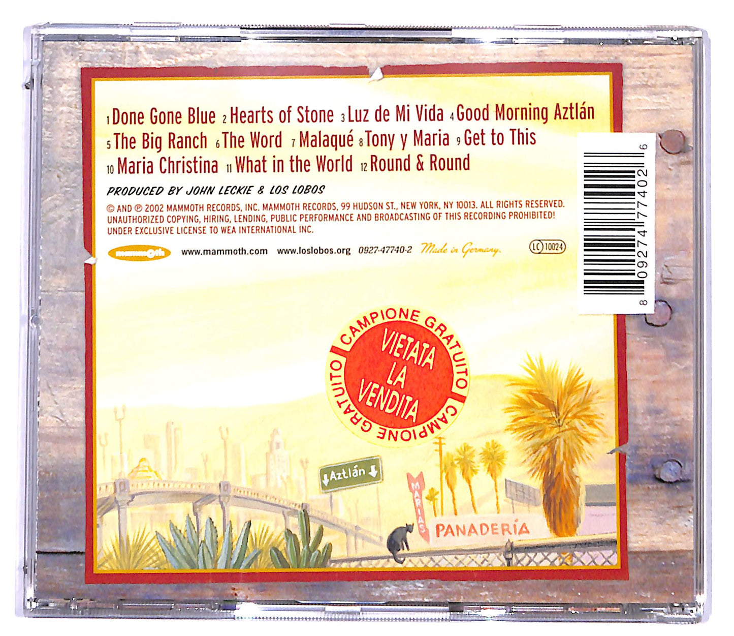 EBOND Los Lobos - Good Morning Aztlan CD CD095323