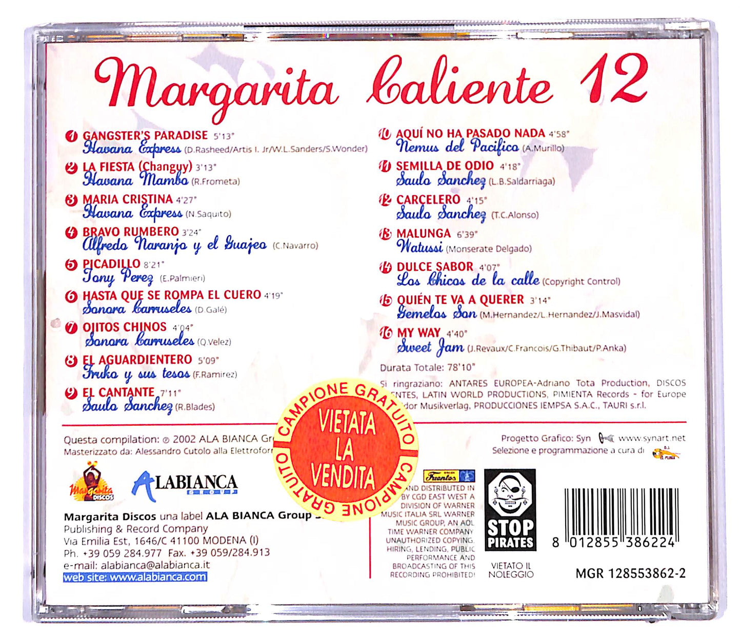 EBOND Various - Margarita Caliente 12 CD CD095336