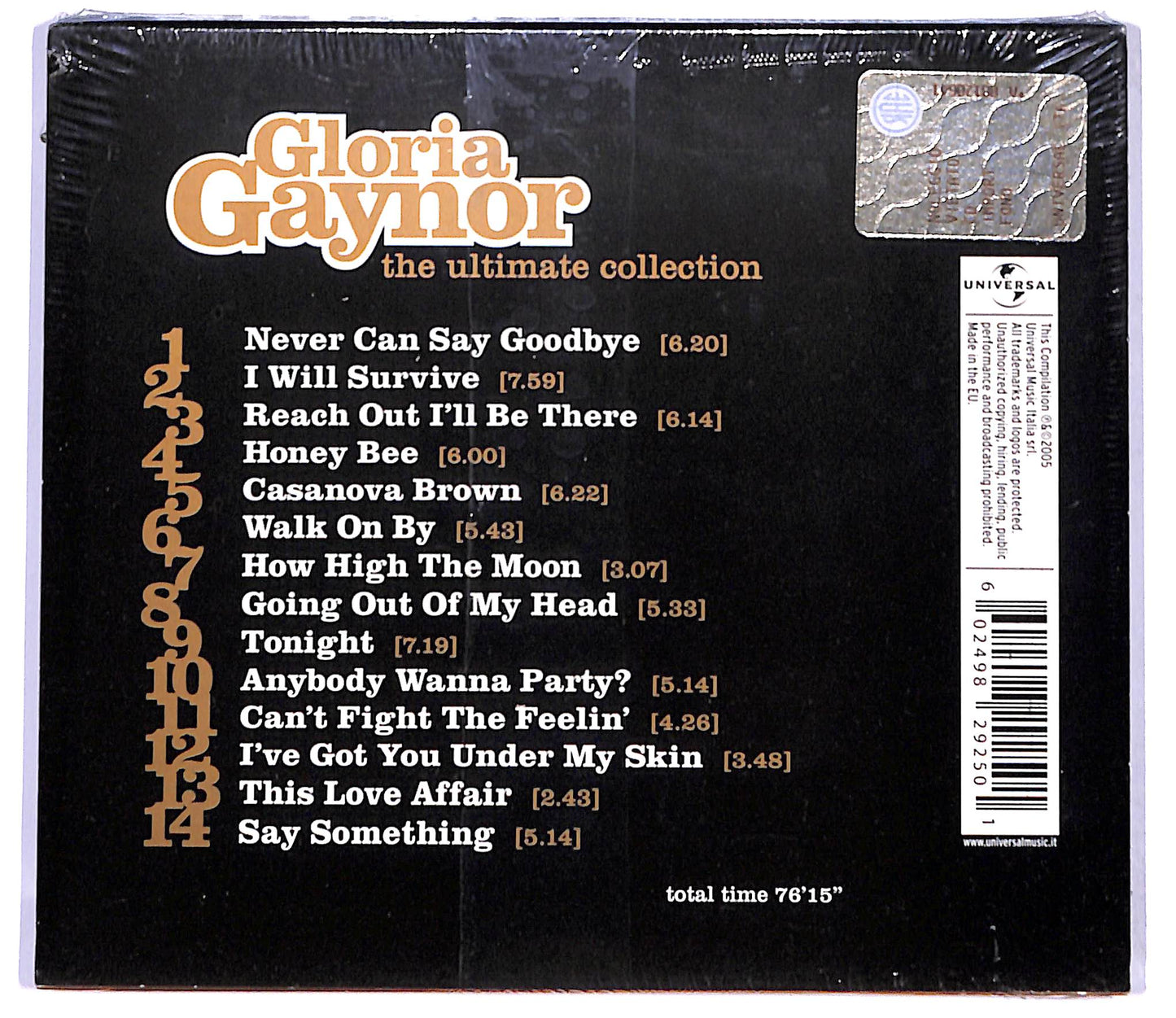 EBOND Gloria Gaynor - The Ultimate Collection slipcase CD CD095353