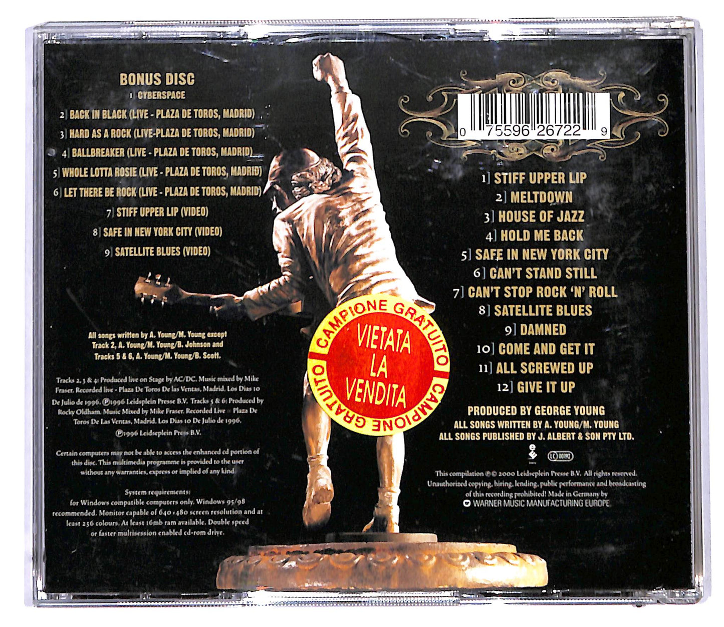 EBOND AC DC - Stiff Upper Lip CD CD095414