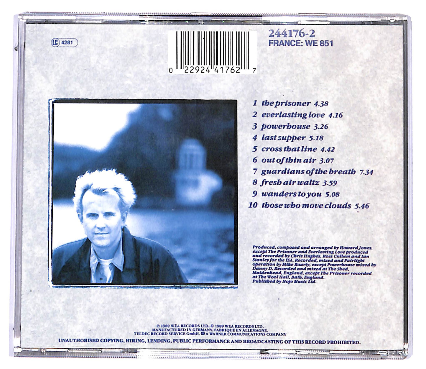 EBOND Howard Jones - Cross That Line CD CD095416
