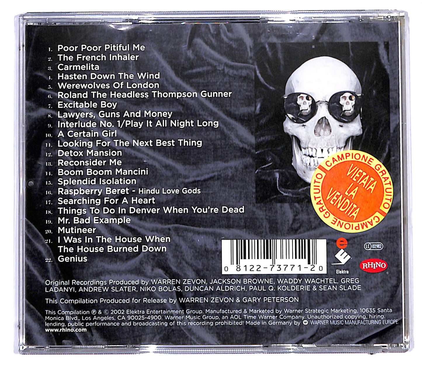 EBOND Warren Zevon - Genius (The Best Of Warren Zevon) CD CD095451