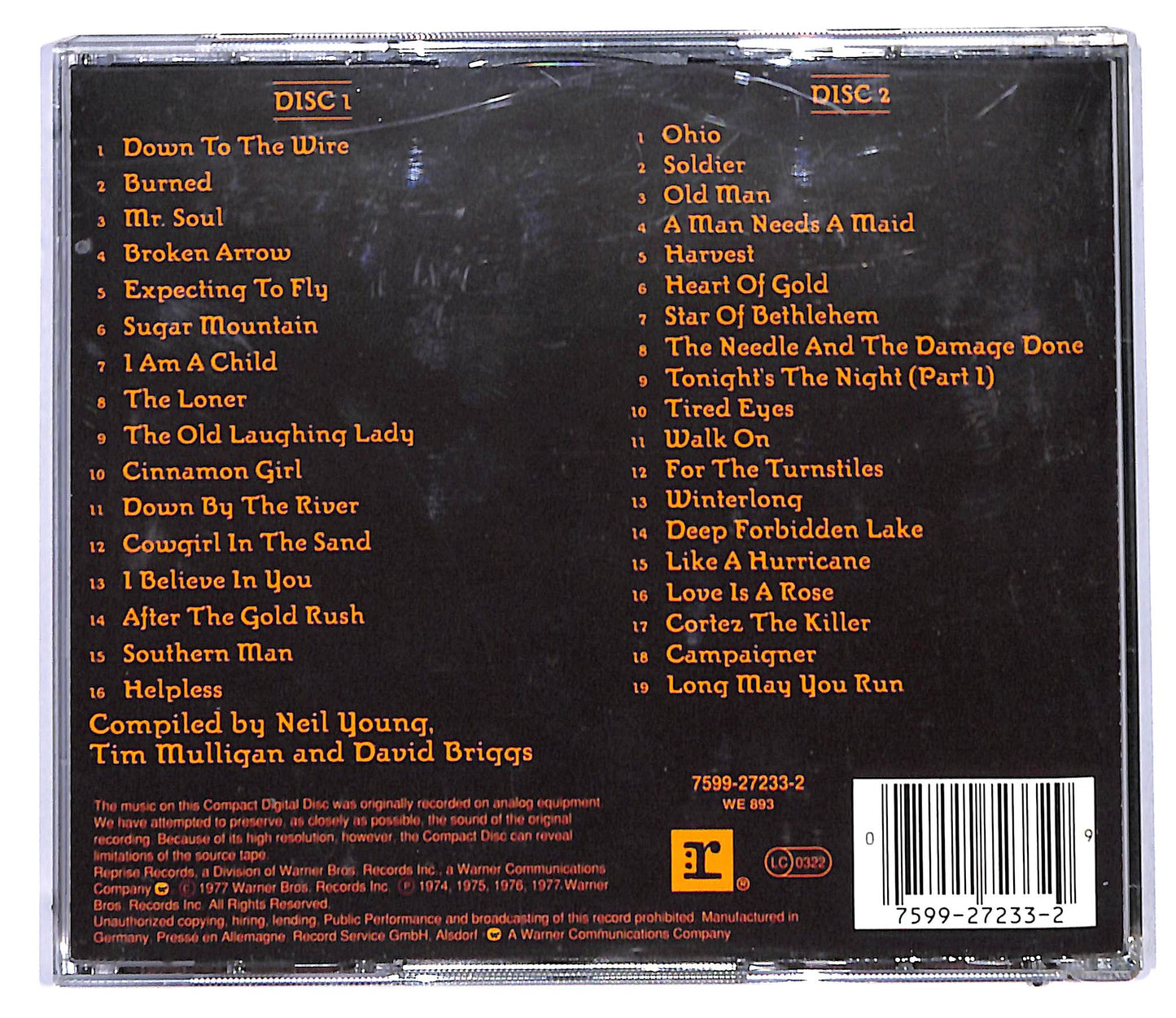 EBOND Neil Young - Decade CD CD095456