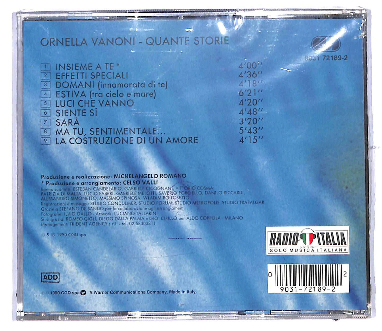 EBOND Ornella Vanoni - Quante Storie CD CD095505