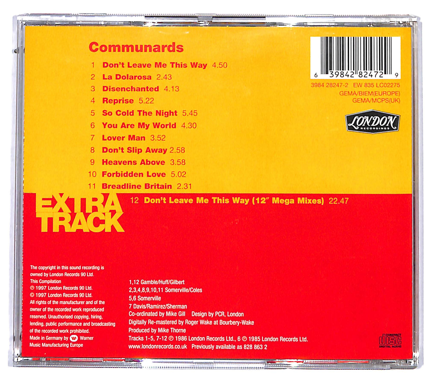 EBOND Communards - Communards CD CD095533