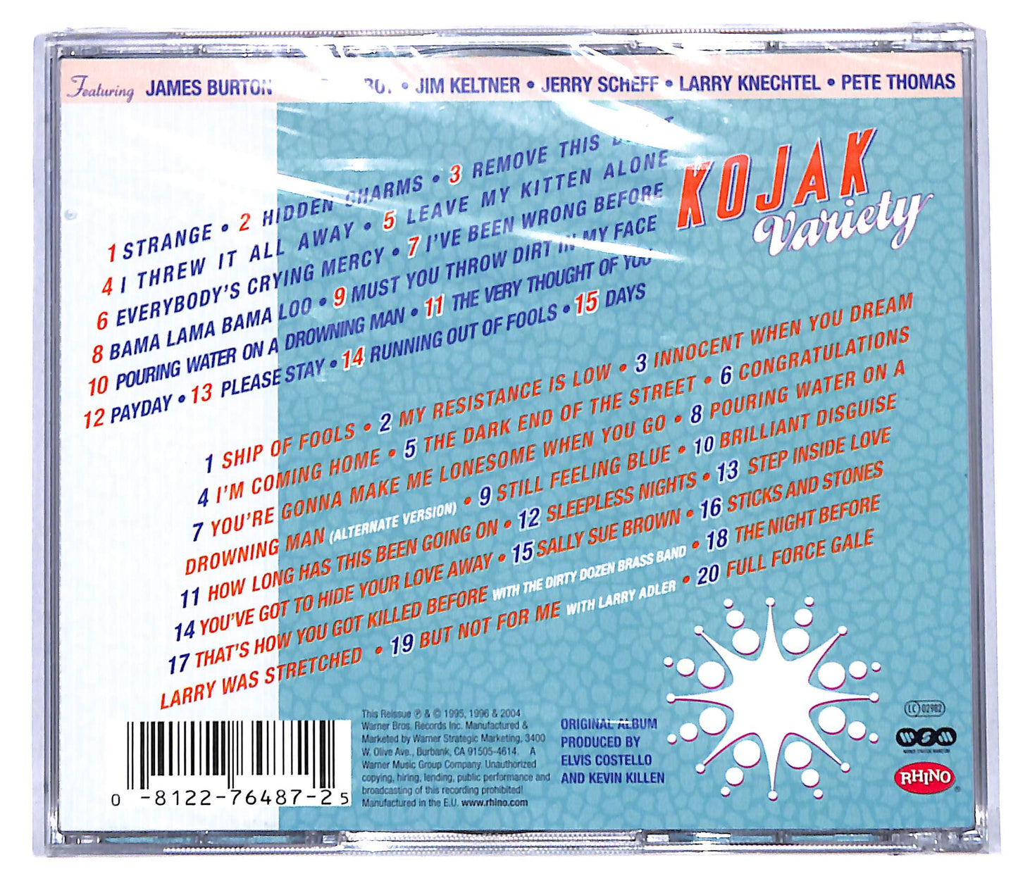 EBOND Elvis Costello - Elvis Costello's Kojak Variety CD CD095537