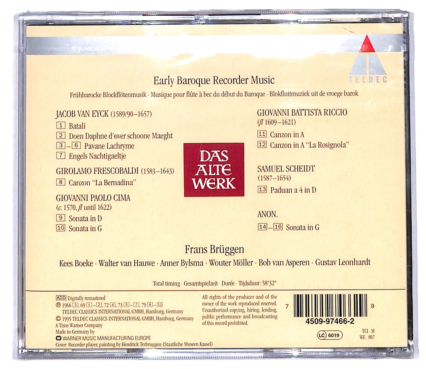EBOND Frans Bruggen Edition - Vol 4 CD CD095561