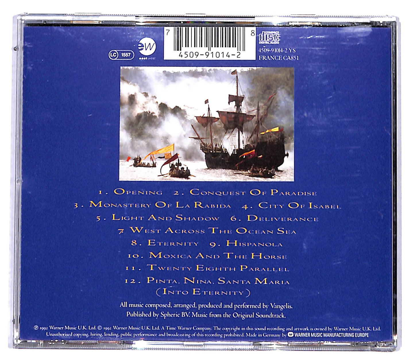 EBOND Vangelis - 1492 - Conquest Of Paradise CD CD095760