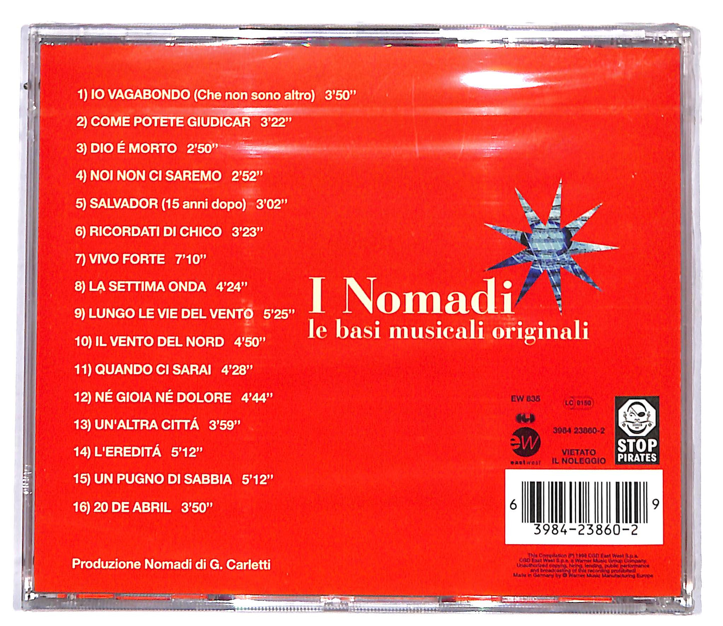 EBOND I Nomadi - Le Basi Musicali Originali CD CD095844