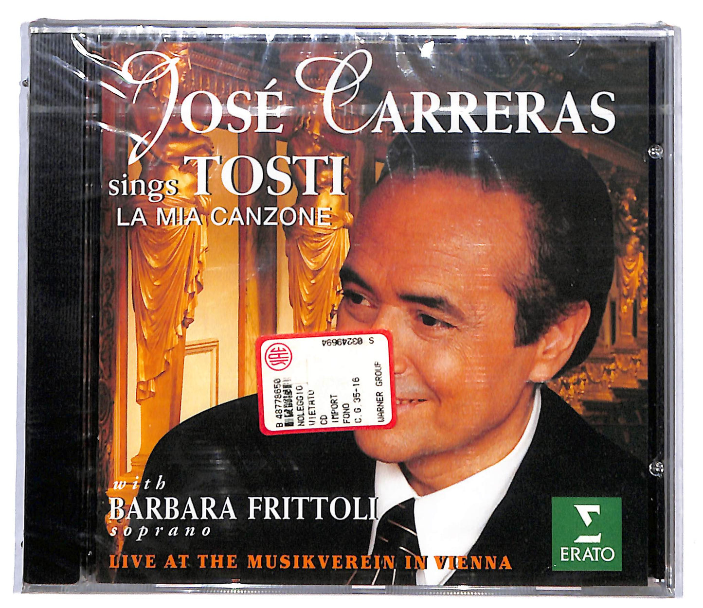 EBOND Jose Carreras With Barbara Frittoli - La Mia Canzone CD CD095933