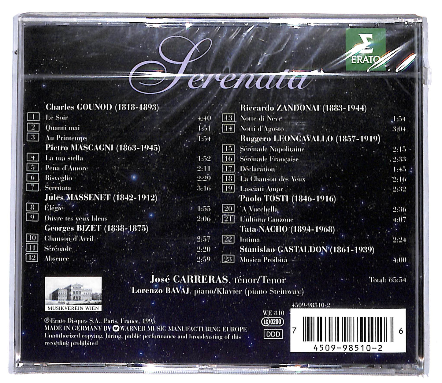 EBOND Jose Carreras - Serenata CD CD095943