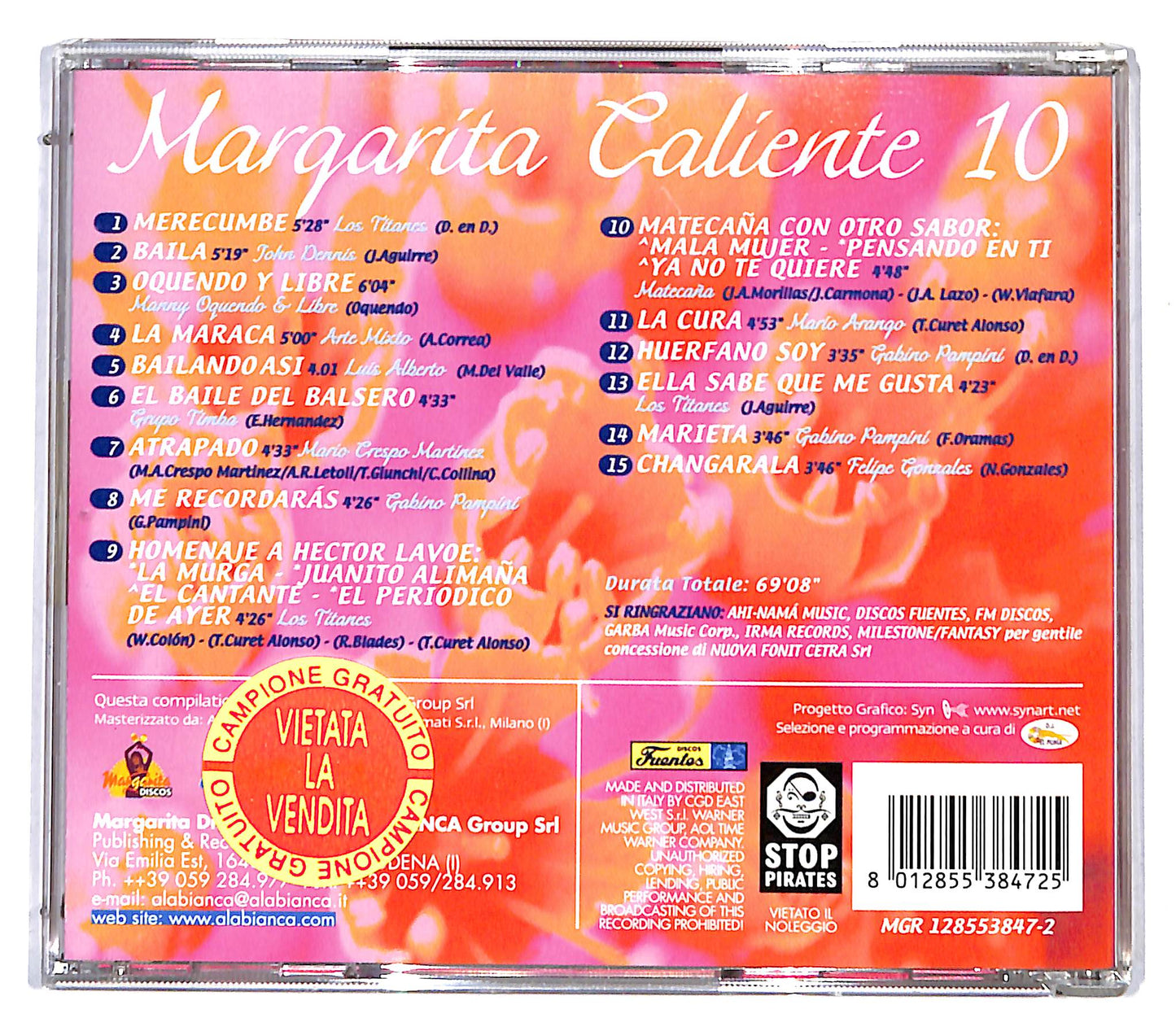 EBOND Various - Margarita Caliente Vol 10 CD CD096125