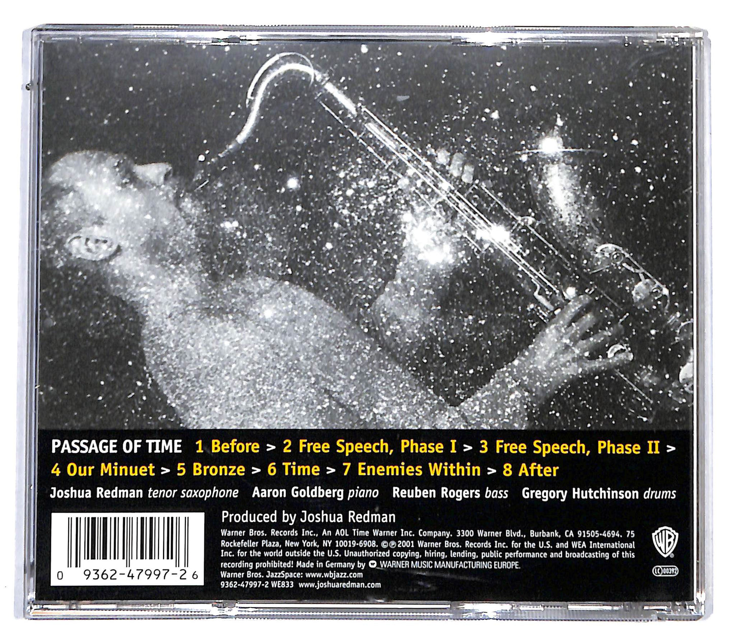 EBOND Joshua Redman Quartet - Passage Of Time CD CD096152