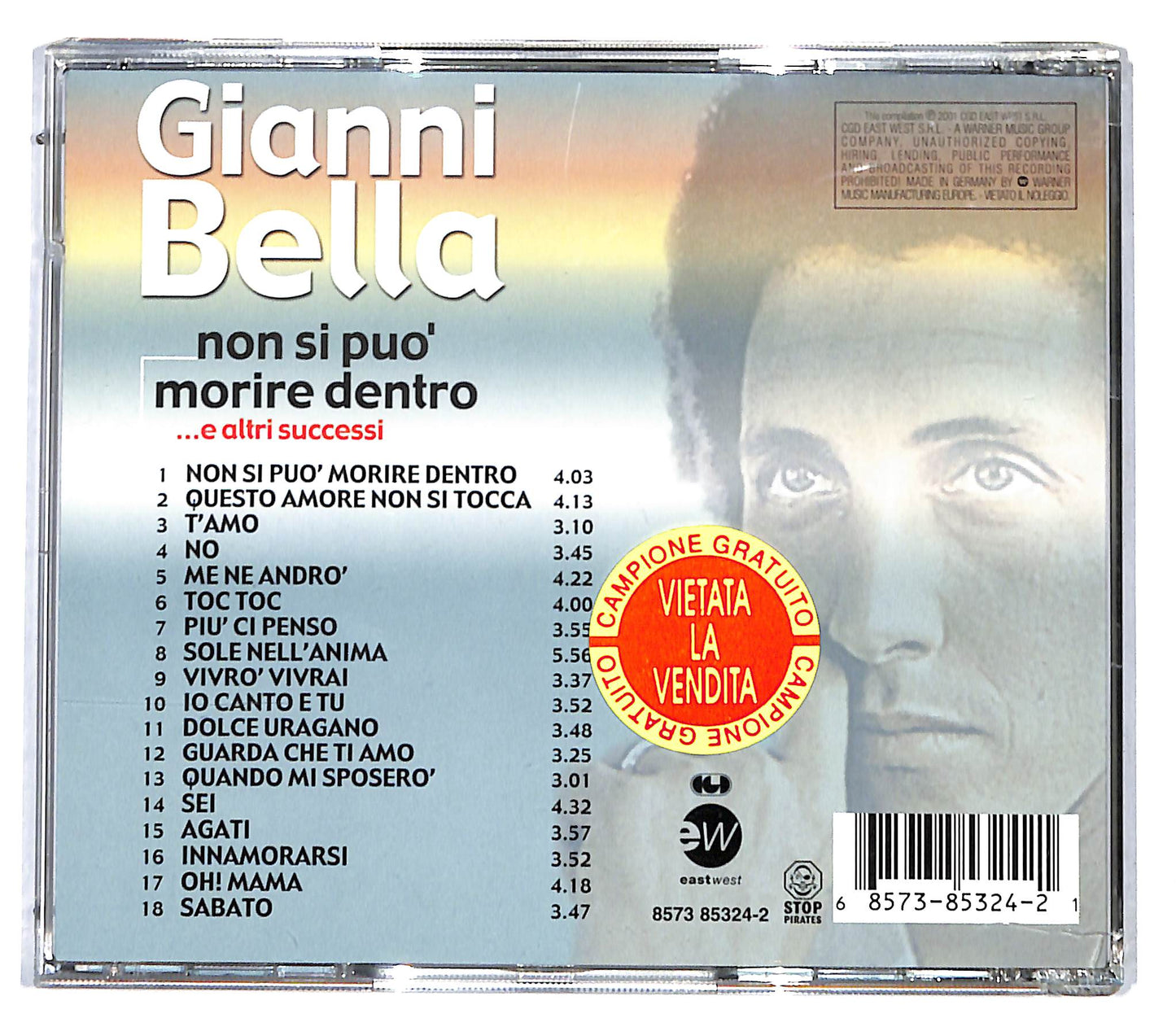 EBOND Gianni Bella - Non Si Puo Morire Dentro E Altri Successi CD CD096213