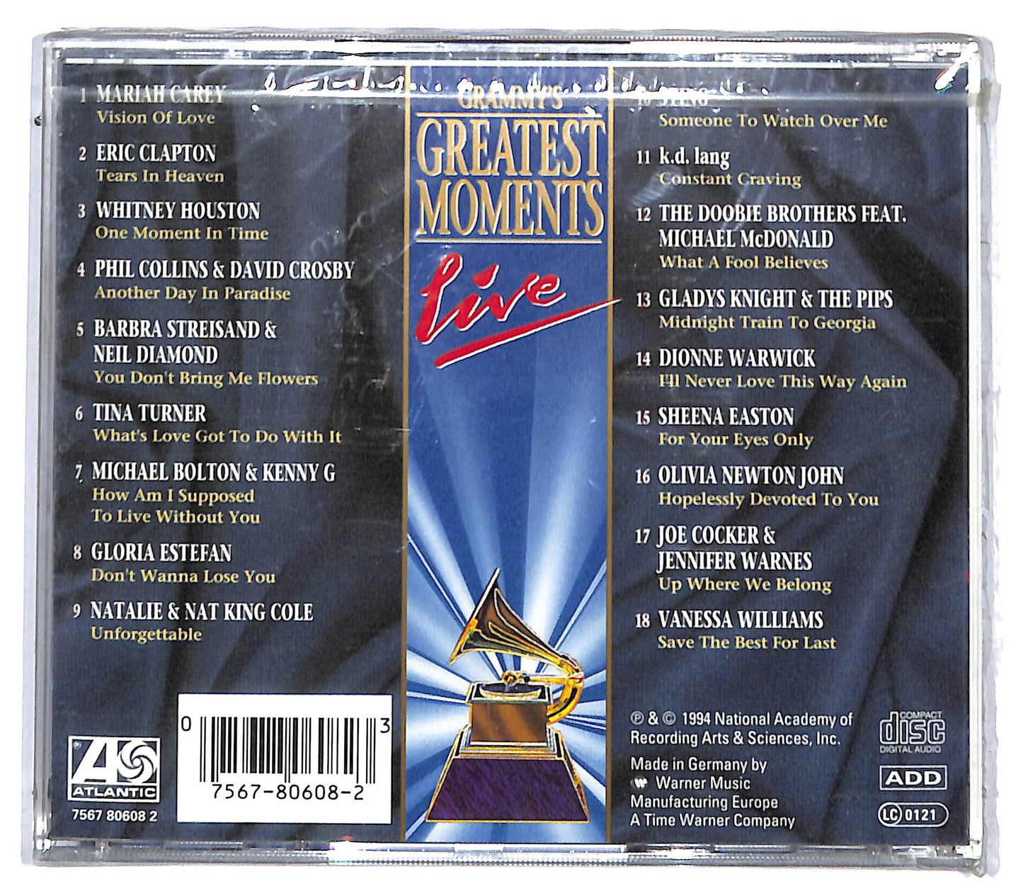 EBOND Various - Grammy's Greatest Moments Live CD CD096223