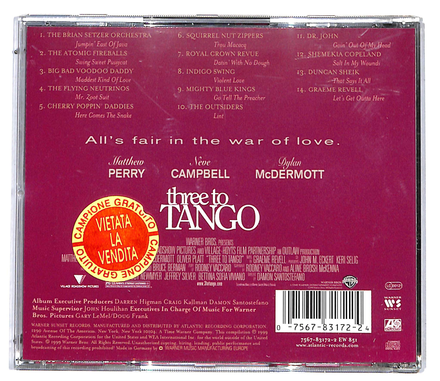 EBOND Three To Tango (Music From And Inspired By The Motion Picture) CD CD096240