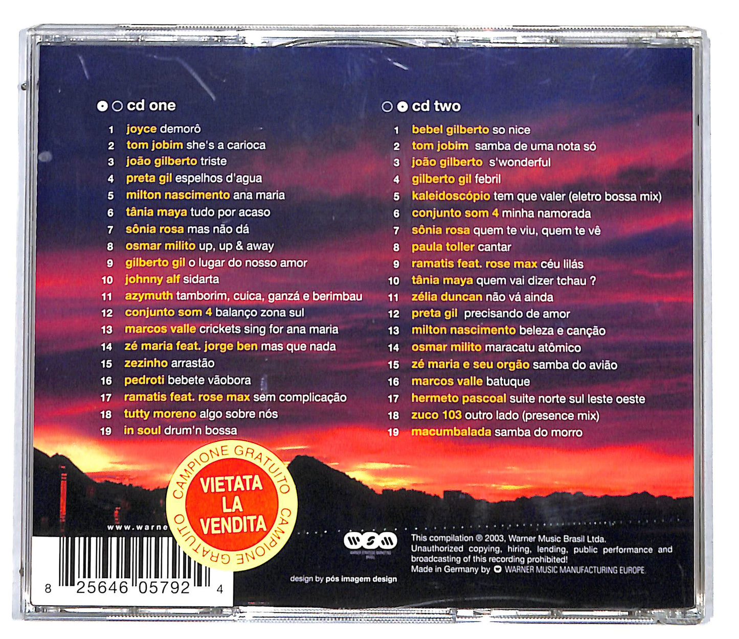 EBOND Chill:Brazil 2 CD CD096242