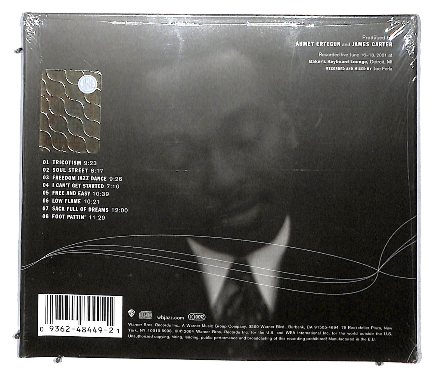 EBOND James Carter - Live At Baker's Keyboard Lounge CD CD096249