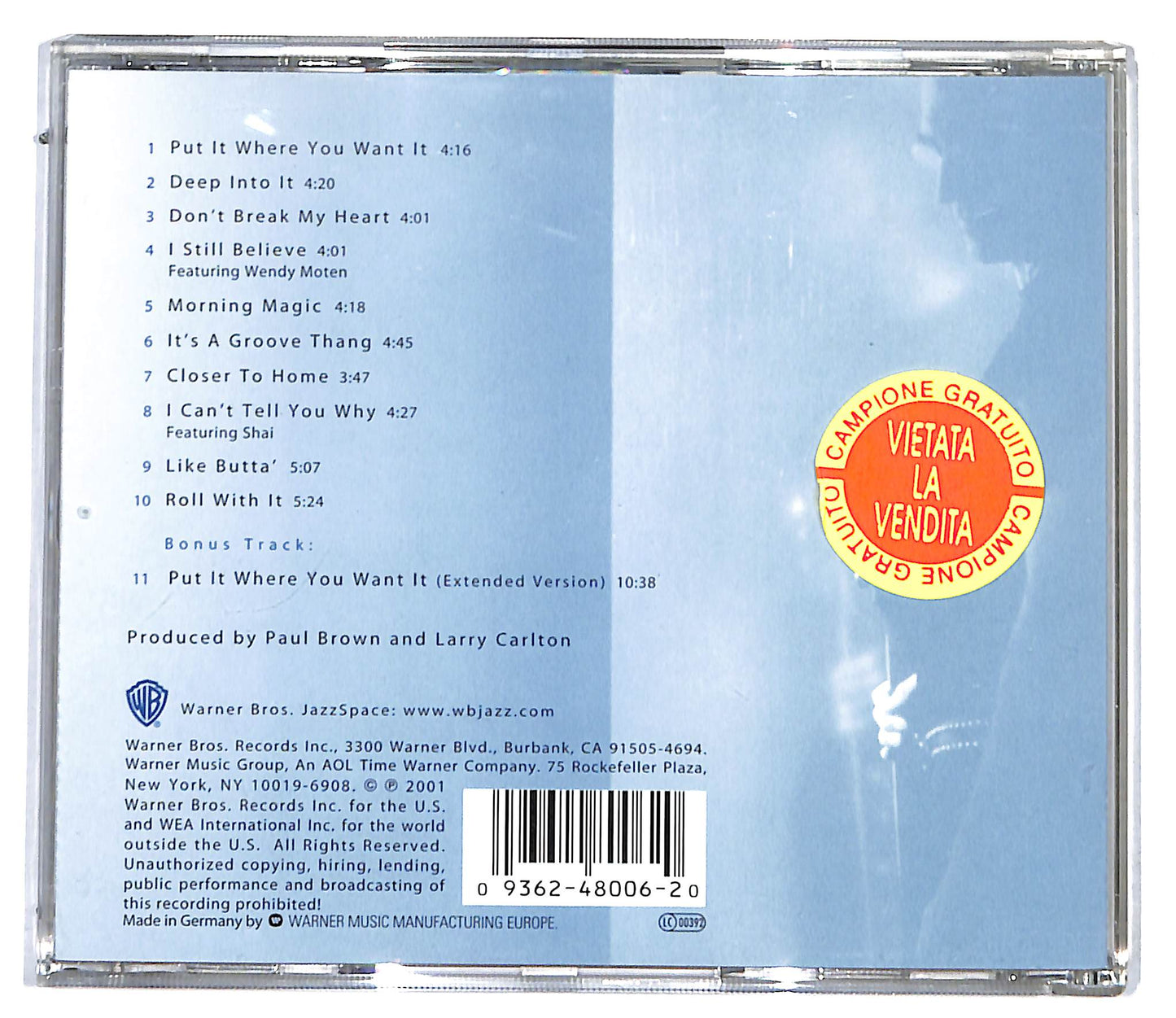 EBOND Larry Carlton - Deep Into It CD CD096250